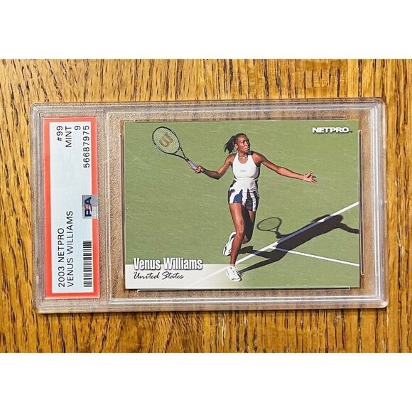 2003 Netpro Tennis #99 Venus Williams RC Rookie PSA 9 Mint - Picture 1 of 2